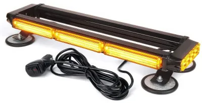 Produktbild von 12V LED Stroboskopleuchte - Doppelseitige Warnlampe - Wasserdicht - Gelb - Blinklicht