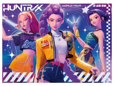 Produktbild von K-Pop Demon Hunters Puzzle 4 ×  100 Teile