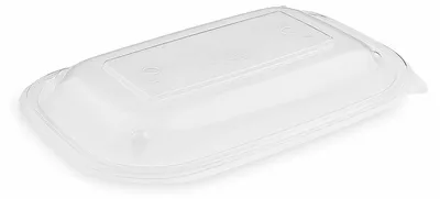 Produktbild von 100x Domdeckel klar für Mikrowellenschalen 'M' - 22x15x2 cm