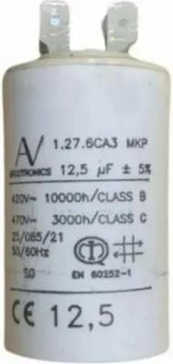 Wasserpumpen-Kondensator 12,5 µF, Ø 35 mm, 60 mm