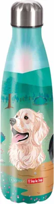 Produktbild von Step by Step Edelstahl Trinkflasche 0,5 l Dog Basty, auslaufsicher