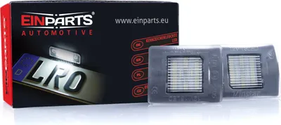 Image de 2 éclairages de plaque d'immatriculation Mercedes A W176 Gla Ml W166 Slk Éclairage de plaque d'immatriculation à LED