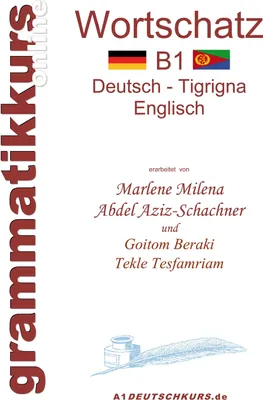 Produktbild von Wörterbuch Deutsch - Tigrigna - Englisch Niveau B1