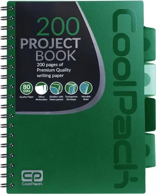Obrázok produktu pre Notebook Pp B5 Green Coolpack 94085Cp