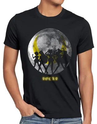 Produktbild von style3 Sailor Senshi T-Shirt Herren mond mondstein luna mars planet anime