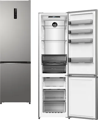 Produktbild von Wolkenstein NoFrost Kühl-Gefrierkombination Kühlschrank WKG405ANFDIX Dark Inox