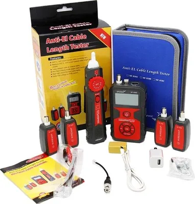 Obrázek produktu pro Tester kabelů, tester síťových kabelů, měření délky kabelu, NF-858c