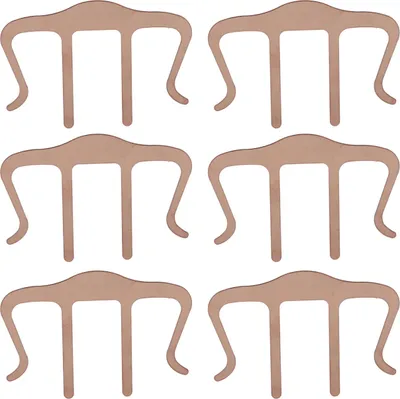 Obrázek produktu pro 6PCS Musiklokclips Bronze Farbe Edelstahl Leichte Gewicht Richtige Größe Hälter für die Bühnenpraxis