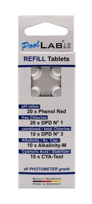Obrázek produktu pro Náplň do elektronického testeru bazénů PoolLab 1.0 a PoolLab 2.0