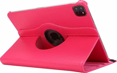 Produktbild von 360° Schutz Hülle für Apple iPad Pro 12.9" 4. Generation 2020 Case Etui Tasche Cover Drehbar - PINK