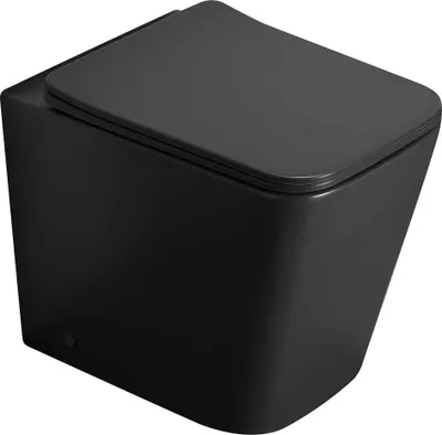 Immagine prodotto di Mexen Cube wc a pavimento Rimless con sedile a chiusura rallentata slim, duroplast, nero opaco - 32924085