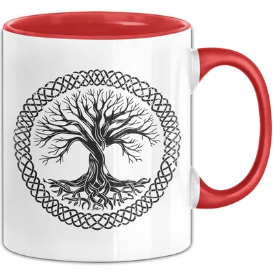 Produktbild von Bonsai-Baum-Liebhaber Tasse Geschenk Geschenkidee Gärtner (Rot)