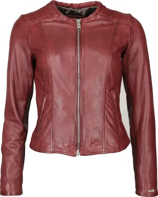 Produktbild von Maze Lederjacke Smaragd Damen wine L