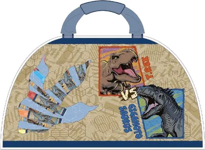 Obrázok produktu pre Undercover Jurassic World, Tvrdé puzdro na ceruzky, Modrá, Viacfarebný, Obrázok, Chlapec, 51 kusov