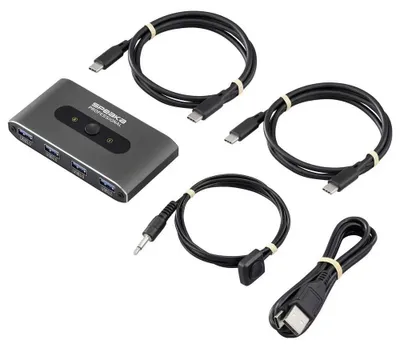 Immagine prodotto di Prodotto di seconda scelta: Spea Ka Professional Switch Hub grigio, splitter USB 3.0 a 4 porte