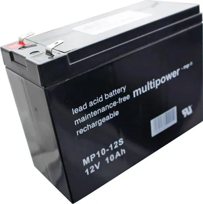 Produktbild von MP10-12S Multipower Blei Akku 12 Volt 10000mAh, 6-FM-10, 12V 10-9AH/20HR