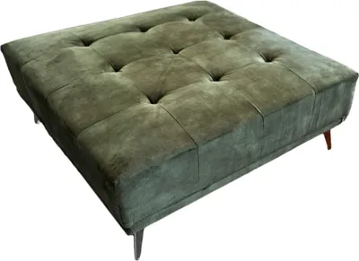 Produktbild von KAWOLA Hocker WIOLO velvet moosgrün