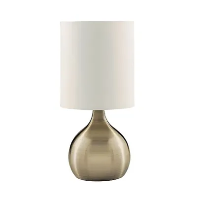Immagine prodotto di Lampada da tavolo touch, paralume in tessuto, dimmerabile H 28,5 cm, TOUCH