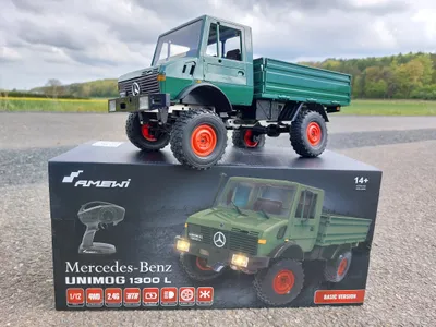 Image de Amewi Mercedes-Benz Unimog Basic 4WD 1 12 RtR grün