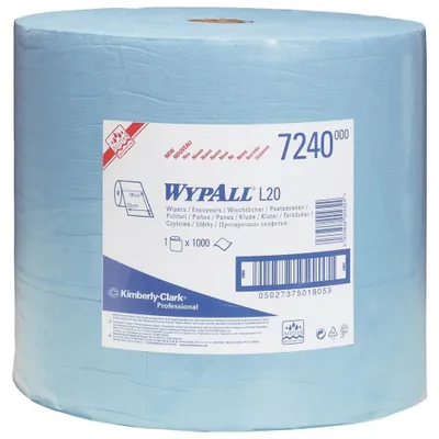 Produktbild von WYPALL L10 Wischtücher 33x38cm blau 1000 Blatt