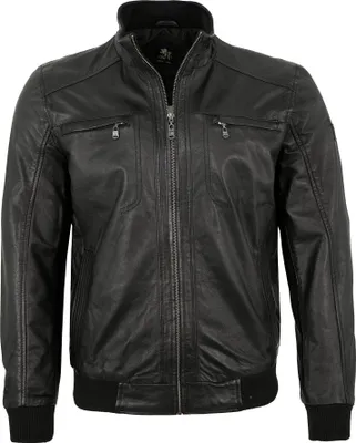 Produktbild von OTTO KERN - Herren Lederjacke Blouson Lammnappa schwarz : 50
