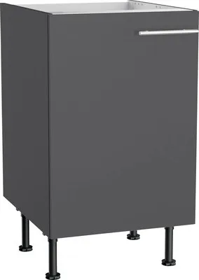 Produktbild von Optifit Spülenschrank Ingvar420 BxTxH 50 x 58,4 x 87 cm anthrazit matt zerlegt Anschlag reversibel KFIN SPL506-8+