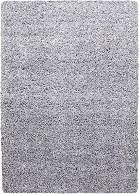Produktbild von Villa Möbel Lifiva Wohnzimmer-Teppich, Hochflor-Teppich, Shaggy, Einfarbig, Farbe:Hellgrau, Grösse:300x400 cm