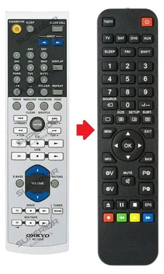 Produktbild von Ersatz Fernbedienung für Onkyo CR-525 und CR-535