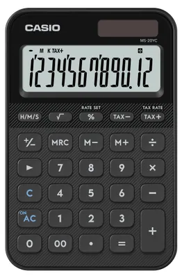 Immagine prodotto di Casio MS-20YC calcolatrice Desktop Calcolatrice di base Nero