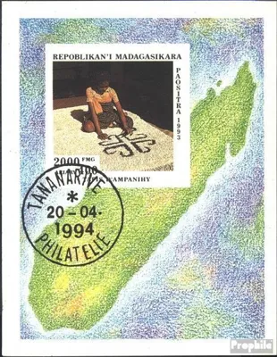 Produktbild von Briefmarken Madagaskar 1994 Mi Block255 (kompl.Ausg.) postfrisch Kunsthandwerk