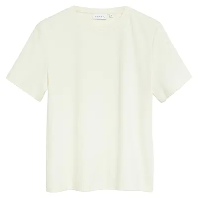 Produktbild von Comma Damen Kurzarm T-Shirt mit Artwork und Basic Fit, Weiß, Größe 34