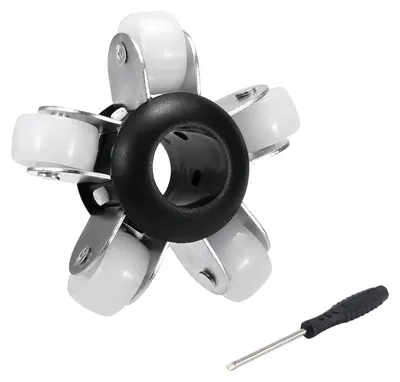Führungsrad 90 mm für 23 mm Rohrkamera, 5 Rollen, ABS/Edelstahl