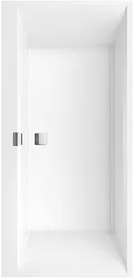 Produktbild von V&B Rechteck-Badewanne Squaro Edge 12 Duo 190x90cm, weiß, Ablauf mittig