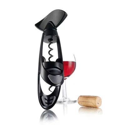 Image de Tire-bouchon noir - Vacu Vin - 68814 - twister