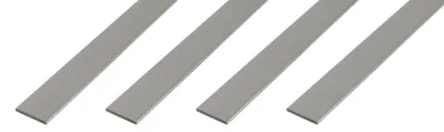Immagine prodotto di Alberts, profilo a "L", barra piatta, alluminio, finitura naturale, 50 x 3 mm, lunghezza 1 metro