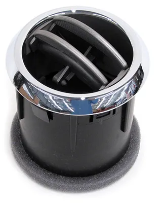 Image de Bouche d'aération pour climatisation de voiture 8H6Z 19893 AA – Installation facile – Métal et plastique – Noir – Bouche d'aération pour tableau de bord