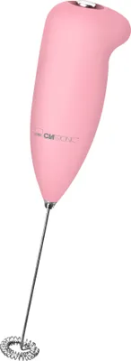 Produktbild von Clatronic® elektrischer Milchaufschäumer | Milchschaum in Sekundenschnelle | Soft - Touch - Gehäuse | mit Edelstahl - Schaumschläger | MS 3089 pink