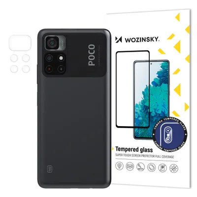 Produktbild von Wozinsky gehärtetes Glas 9H für ganze Kamera Kamera für Xiaomi Poco M4 Pro 5G
