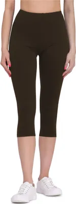 Image de Leggings 3/4 pour femme Bellivalini en viscose BLV50-148 (marron, XL)
