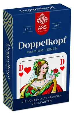 Produktbild von Doppelkopf Leinen, französisches Bild in Faltschachtel