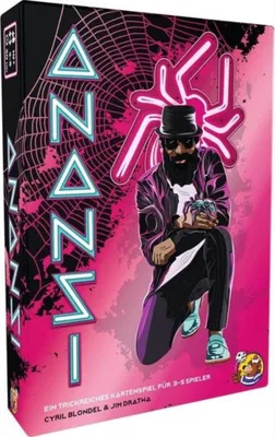 Produktbild von HG007 - Anansi - Kartenspiel, für 3-5 Spieler, ab 10 Jahren (DE-Ausgabe)