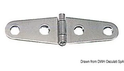 Obrázek produktu pro Závěs z nerezové oceli, vysoce leštěný 101x38 mm, 1 kus