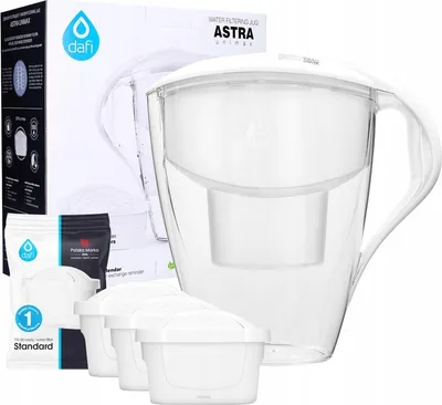 Produktbild von Filterkanne Dafi Astra 3L Manuell Weiß + 3X Filter Dafi Unimax