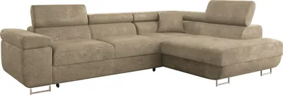 Produktbild von MIRJAN24 Ecksofa Torezio, Stilvoll Eckcouch mit Bettkasten und Schlaffunktion, Moderne Schlafsofa (Lumo 30, Seite: Rechts)