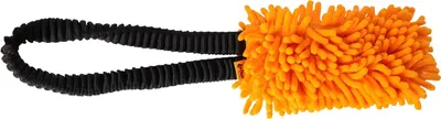 Produktbild von Dingo Hundespielzeug ''Mopp''19x7 cm Bungee Griff 41 cm Orange Spiel mit Hund Training