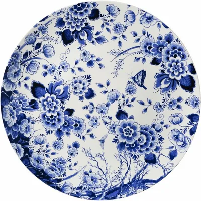 Immagine prodotto di Heinen Delfts Blauw - Piatto da parete "Giardino fiorito"