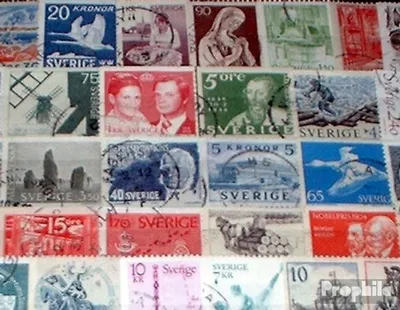 Produktbild von Briefmarken Schweden 100 verschiedene