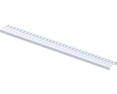 Produktbild von Edelstahl Ablaufrost PURE 750 mm für Badezimmer mit länglichen Ablaufschlitzen