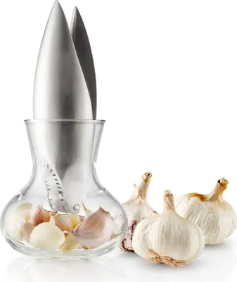 Produktbild von Eva Solo Knoblauchpresse in Glasbehälter