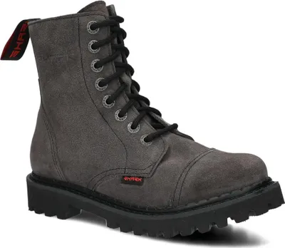 Produktbild von NAGABA Stiefel Damen Herren Springerstiefel 8-Loch - Leder - Graphit - 40